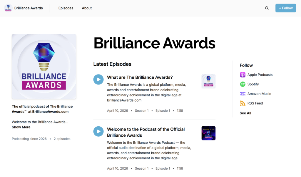 Official Brilliance Awards Podcast