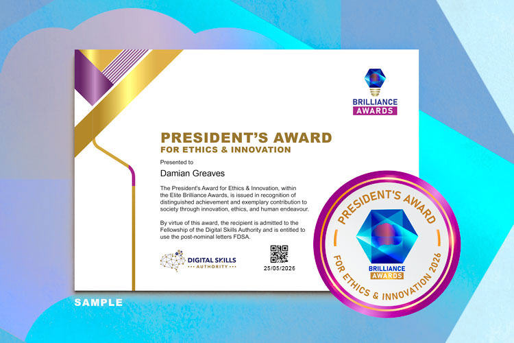 Brilliance-Awards-Laureates-President-Awards-Certificate